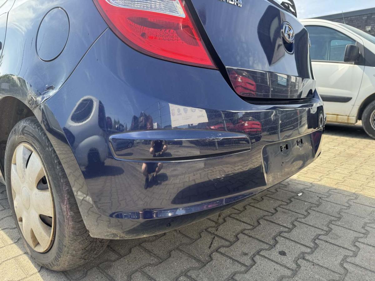 Hyundai I30 FD original Sto&szlig;stange Stossf&auml;nger hinten 2X Indigo Blue Flie&szlig;heck Bj.2008